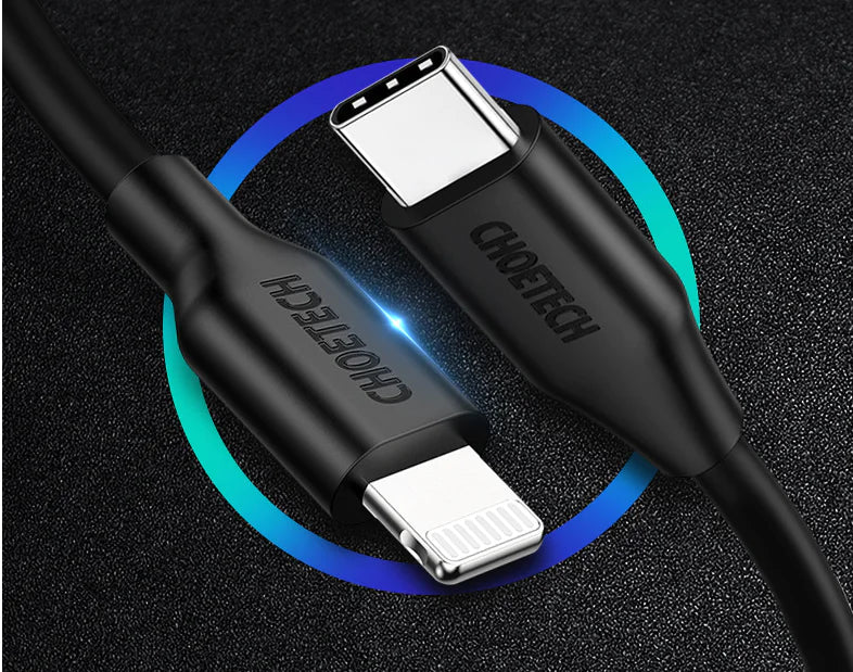 FlexiCharge 2m USB-C to Lightning Cable