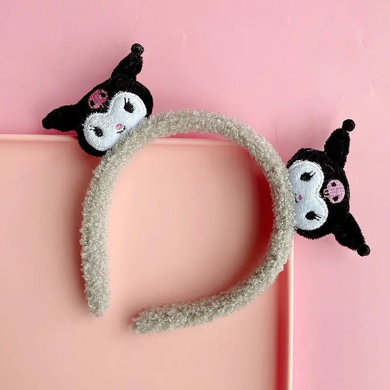 Chic Strawberry Bear Plush Headband