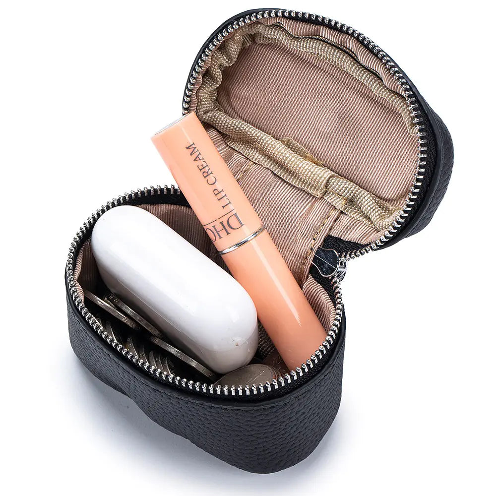 Compact Leather Coin Holder
