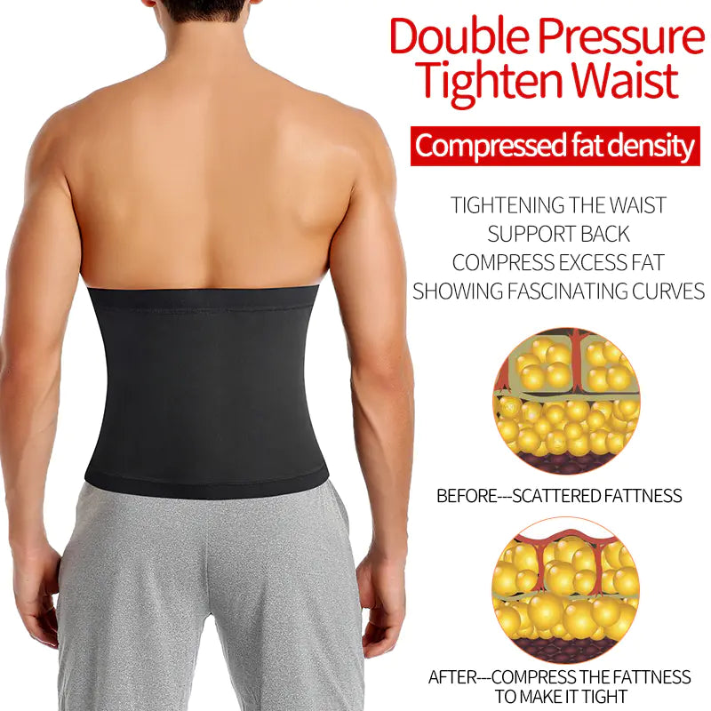 Men's Slimming Sweat Belt Sauna Waist Trainer