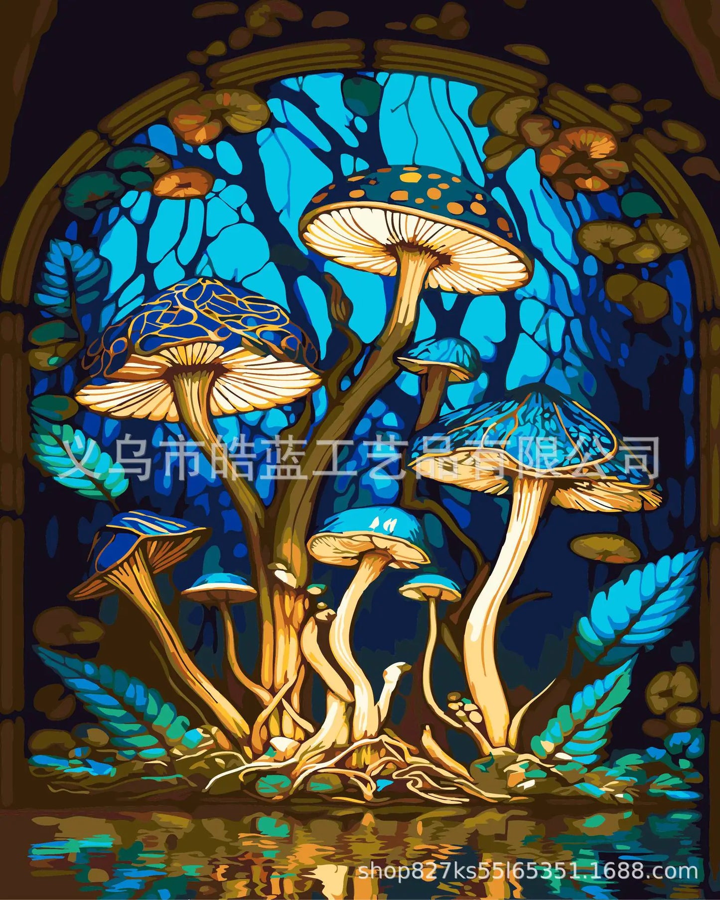 DIY Elegant Glass Oil Painting Kit