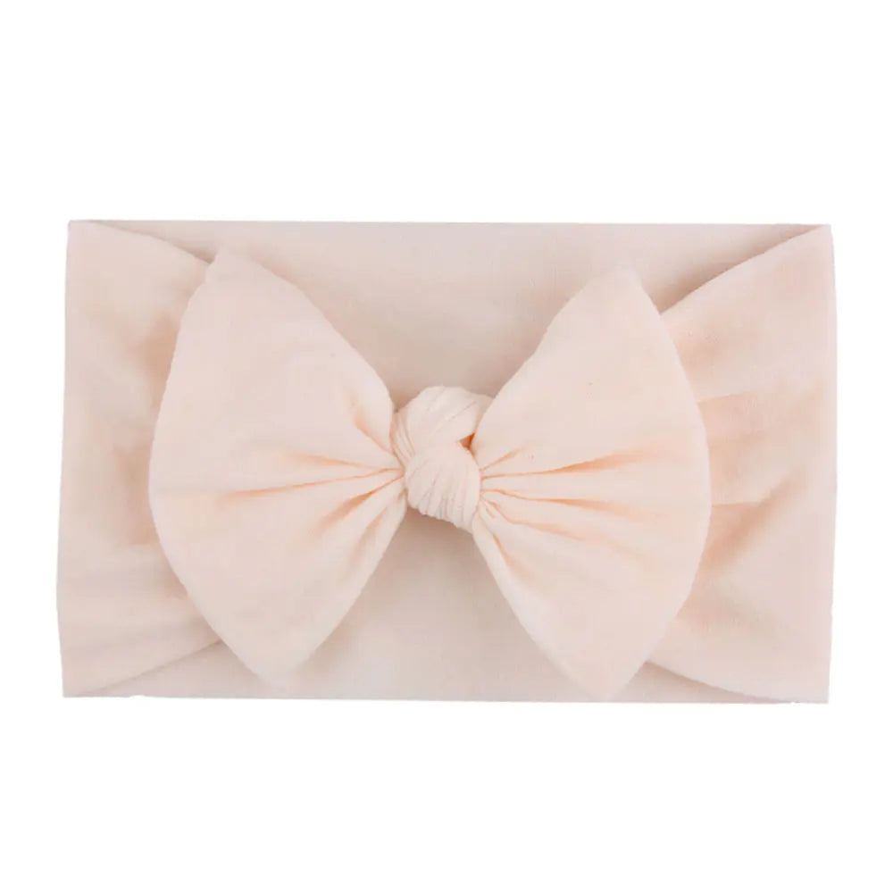 Chic Nylon Bow Hair Bands for Kids