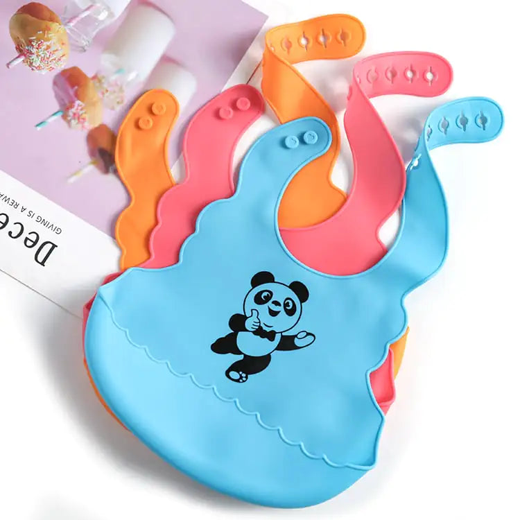 Silicone Saliva Pocket Baby Bib