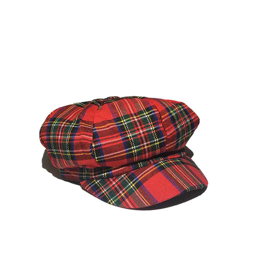 British Plaid Artist Cap