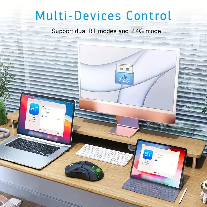 HXSJ Silence+ 4000DPI Wireless Gaming Mouse