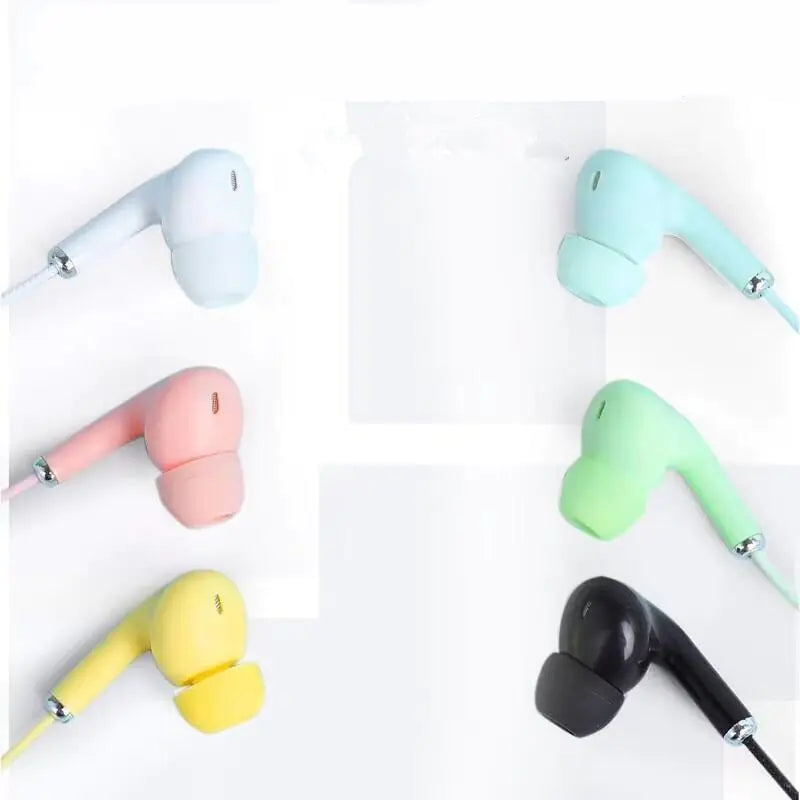 Macaron Hue Noise-Canceling Earbuds with Mic