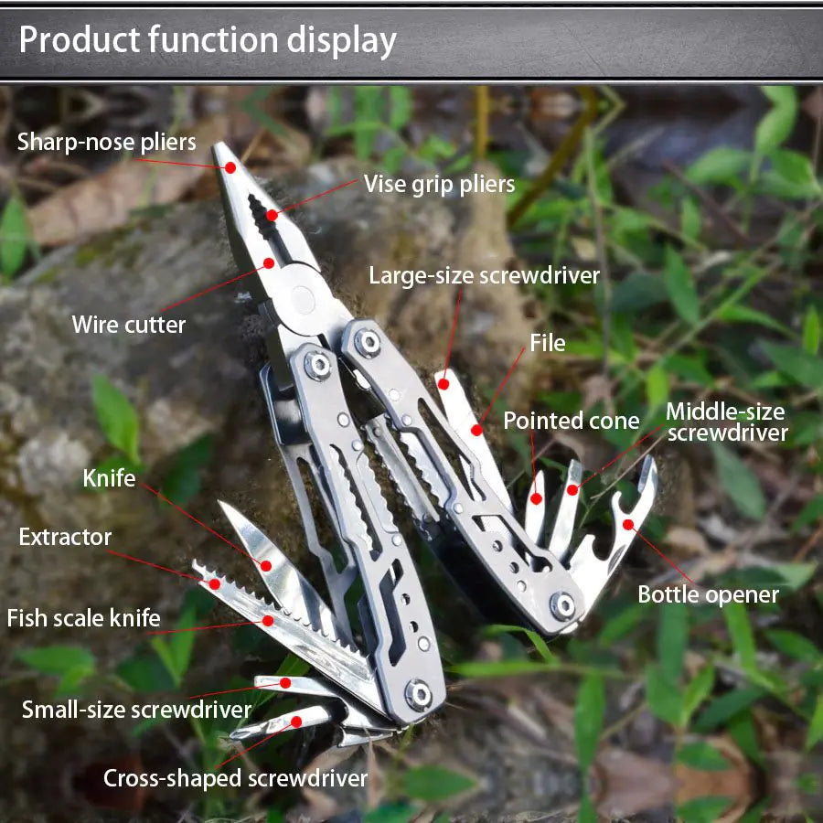Compact Adventure Multi-Tool Pliers