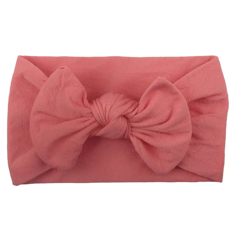Chic Nylon Bow Hair Bands for Kids