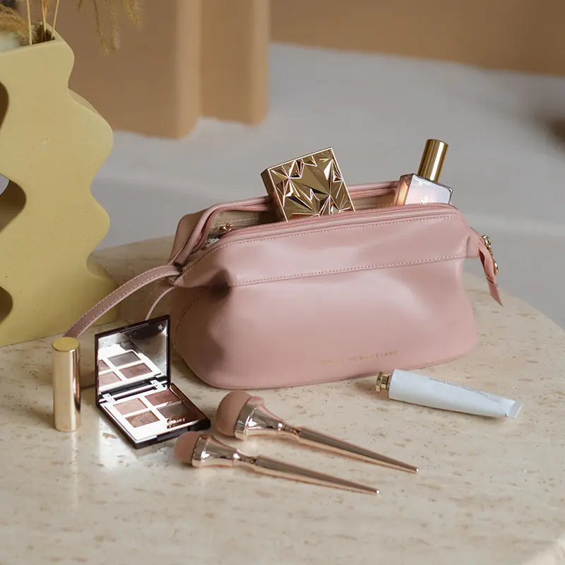 Spacious PU Travel Cosmetic Organizer