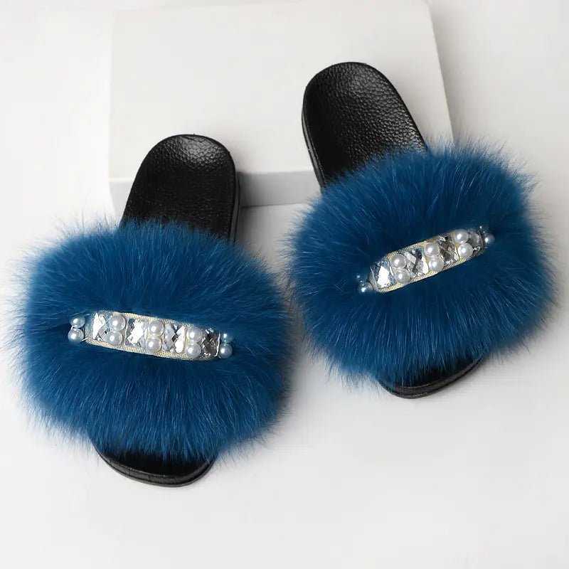 Simple Fashion Ladies' Wool Slippers