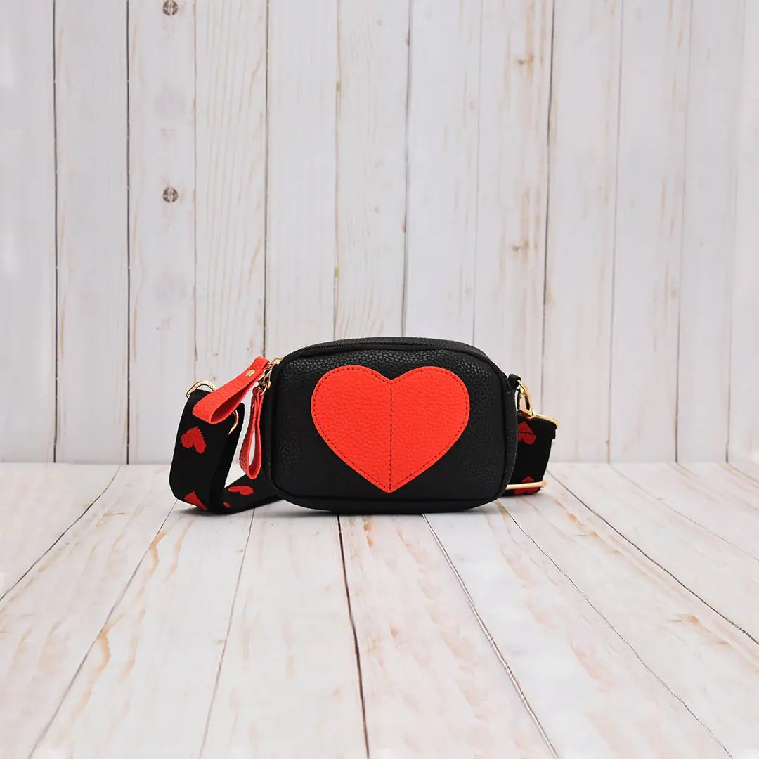 Heart Zip Crossbody