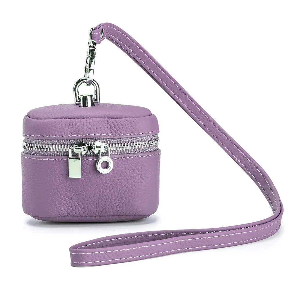 Compact Leather Coin Holder