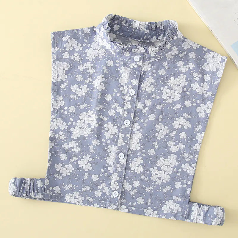 Chic Cotton Clip-On Collar