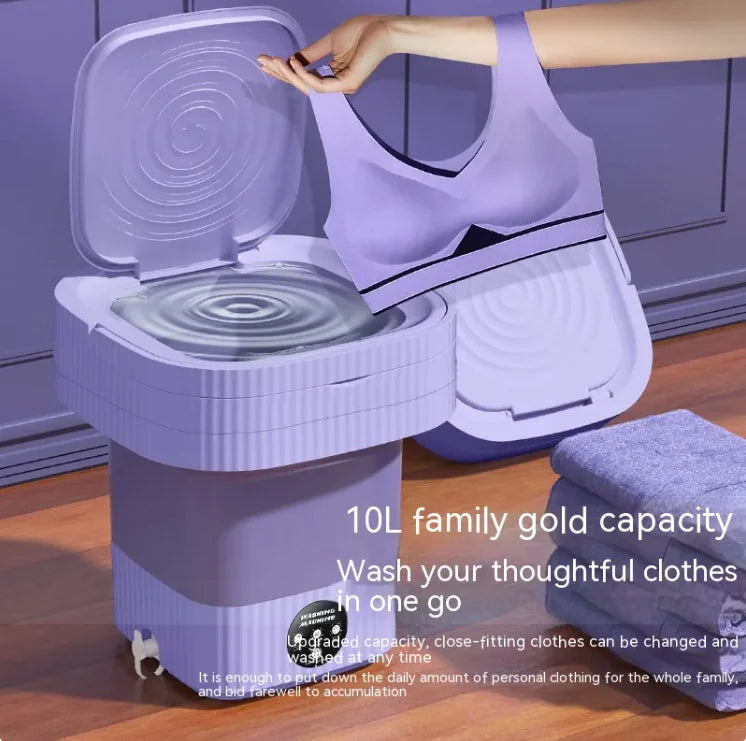 Compact Auto-Fold Laundry Pod
