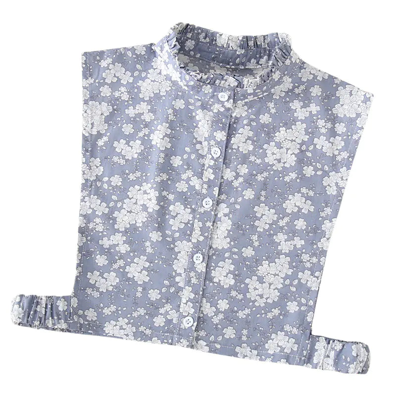 Chic Cotton Clip-On Collar