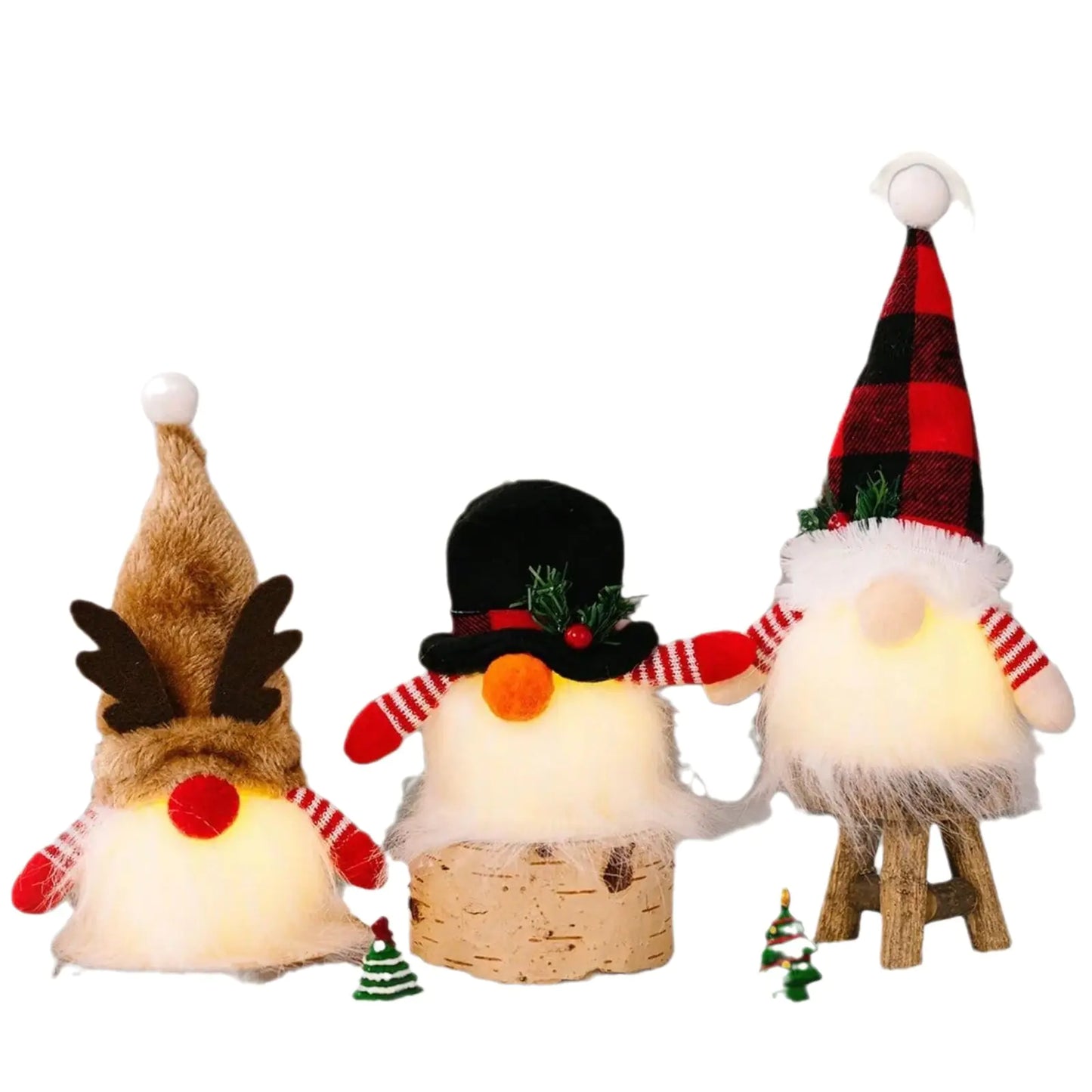 LED Glowing Christmas Cheer Ornaments