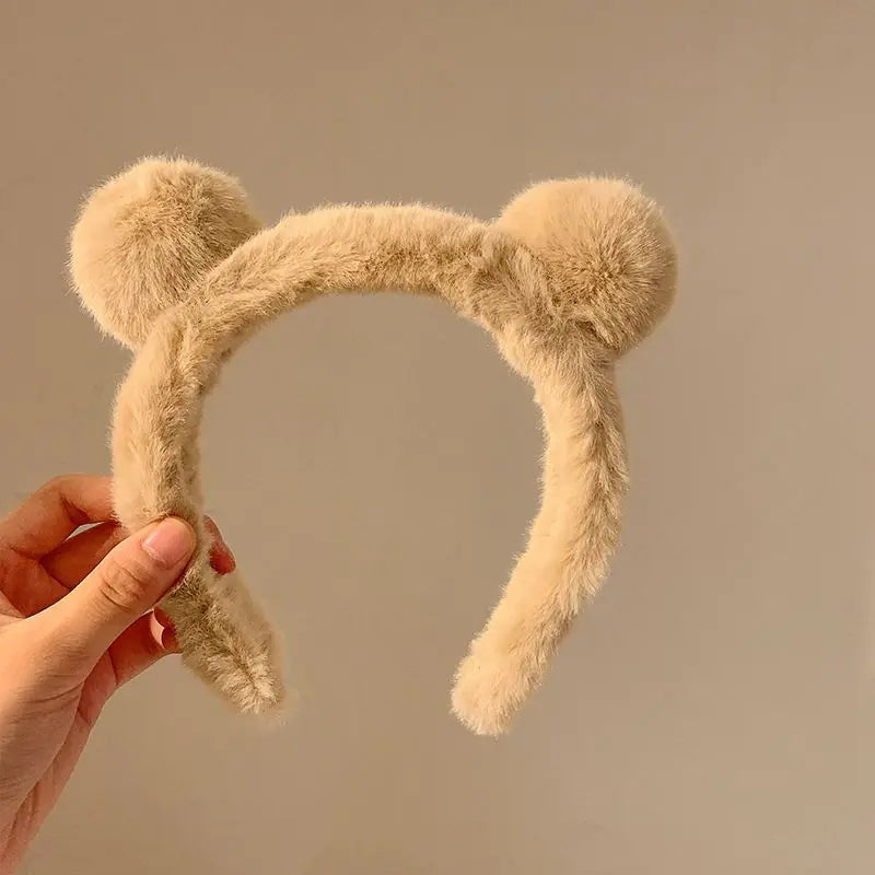 Chic Strawberry Bear Plush Headband