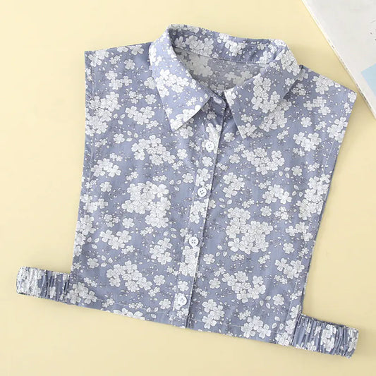 Chic Cotton Clip-On Collar