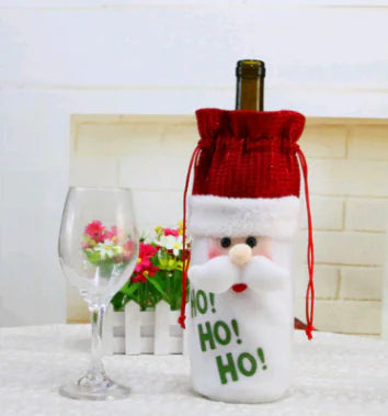 Festive Wine Bottle Sleeves