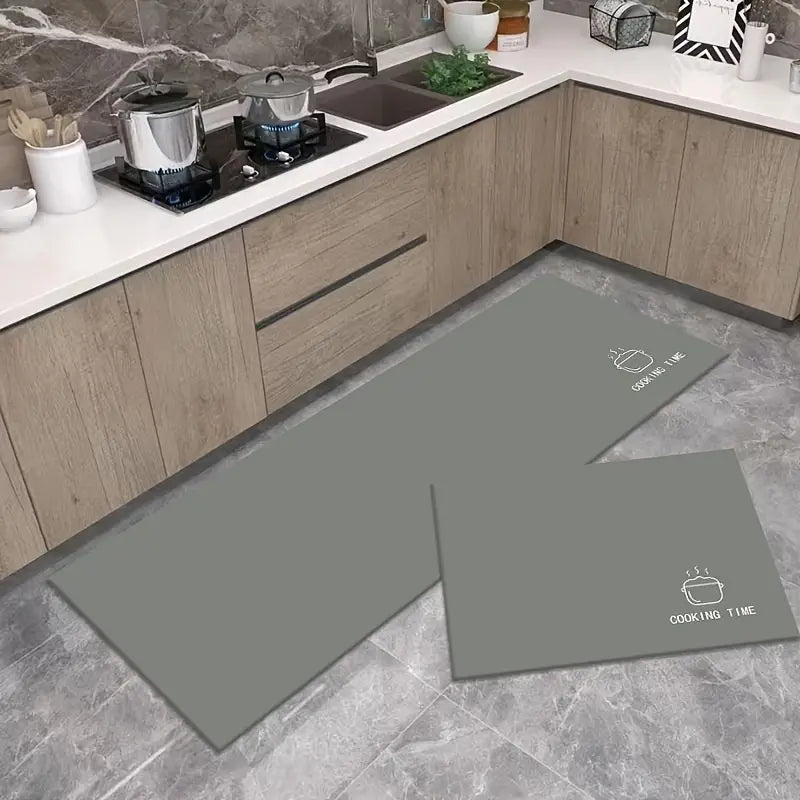 Slate Safety Kitchen Mat - 19.6x31.5in