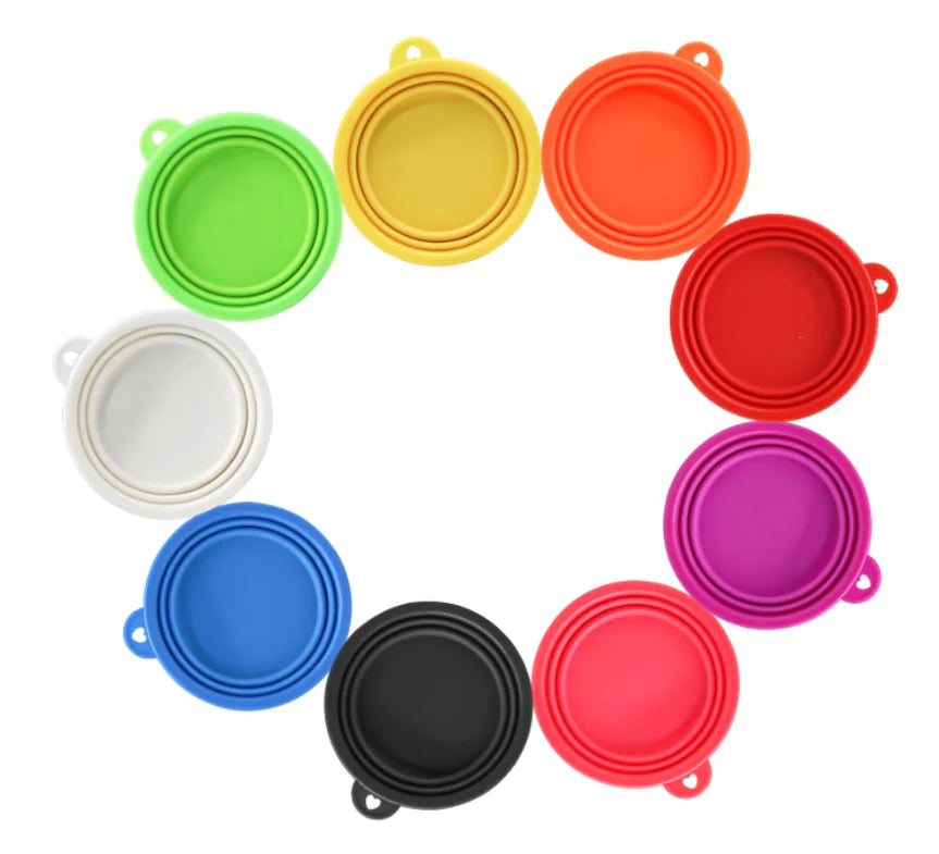 Portable Eco-Friendly Silicone Pet Bowl for Cats & Dogs