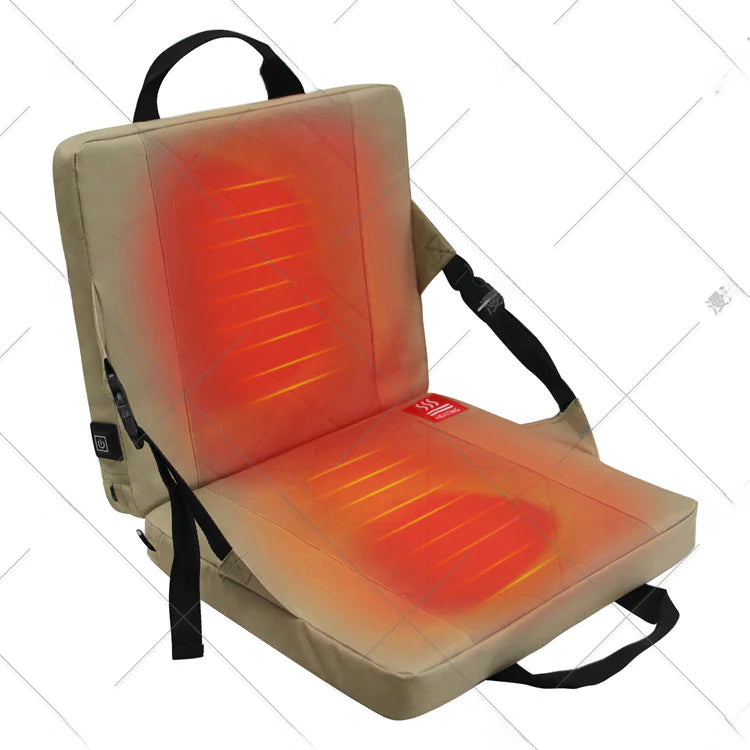 Compact Heated Outdoor Seat with Back
