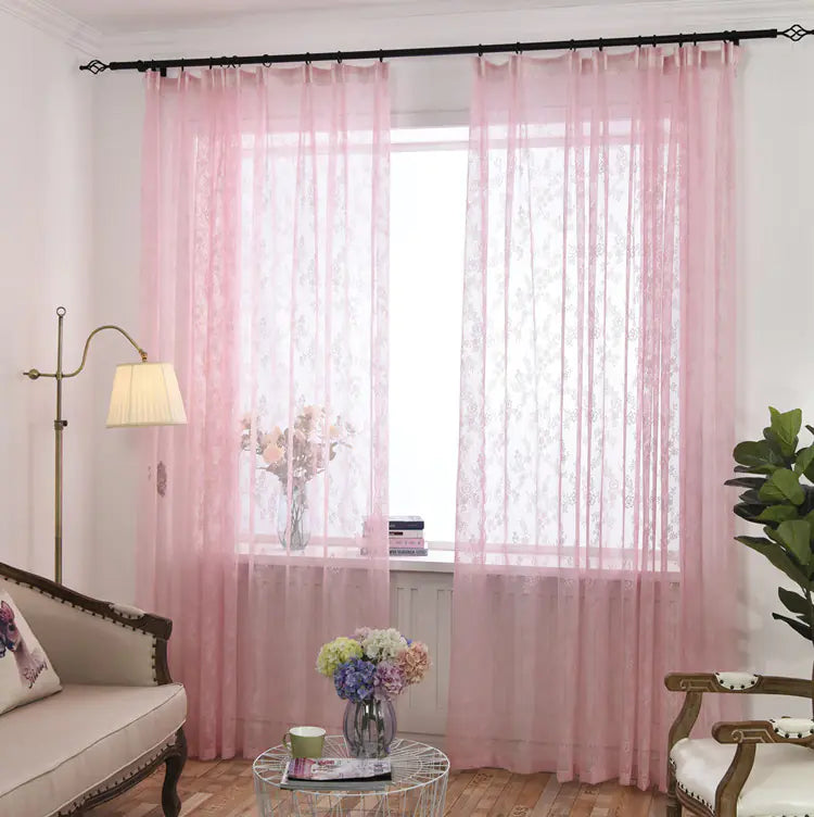 Korean Elegance Wave Lace Curtains (Bulk)