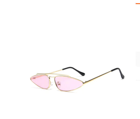 Chic Cat Eye Metal Sunglasses