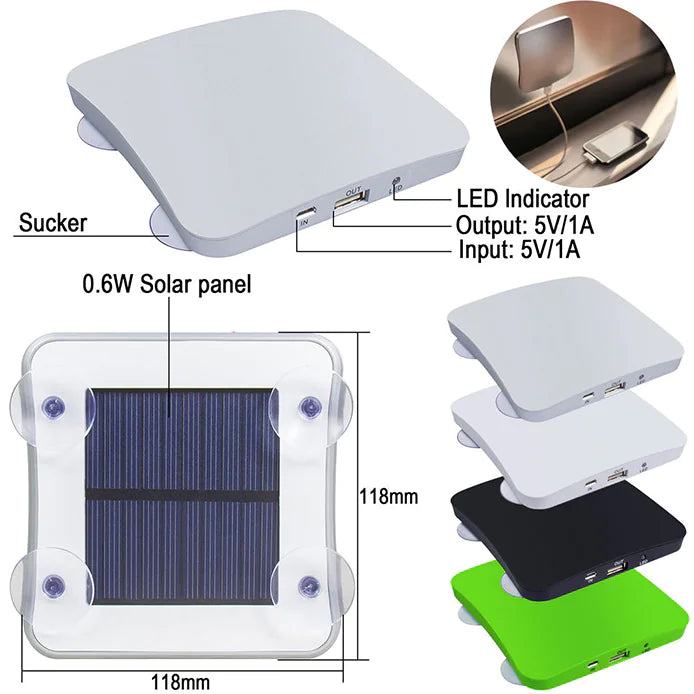 SolarSuction Portable Power Bank