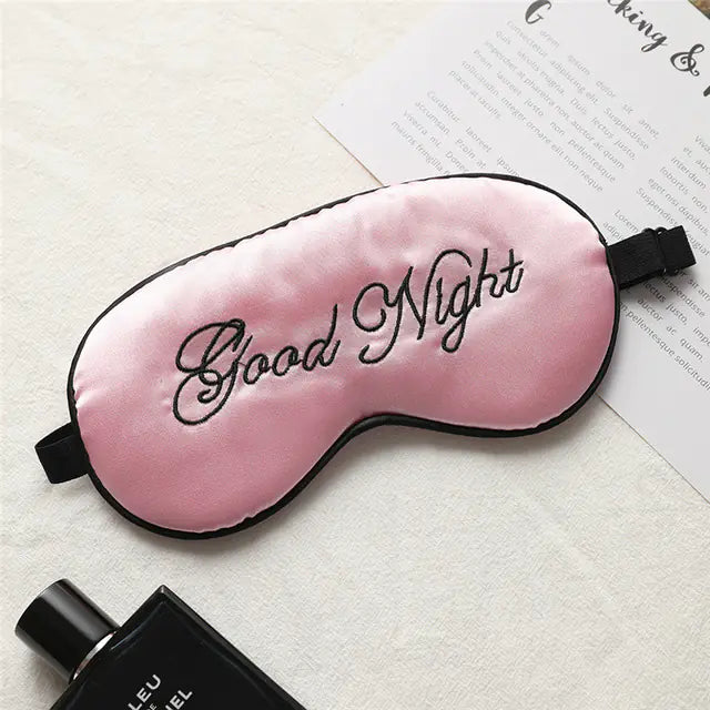 Silk Embroidered Comfort Sleep Mask