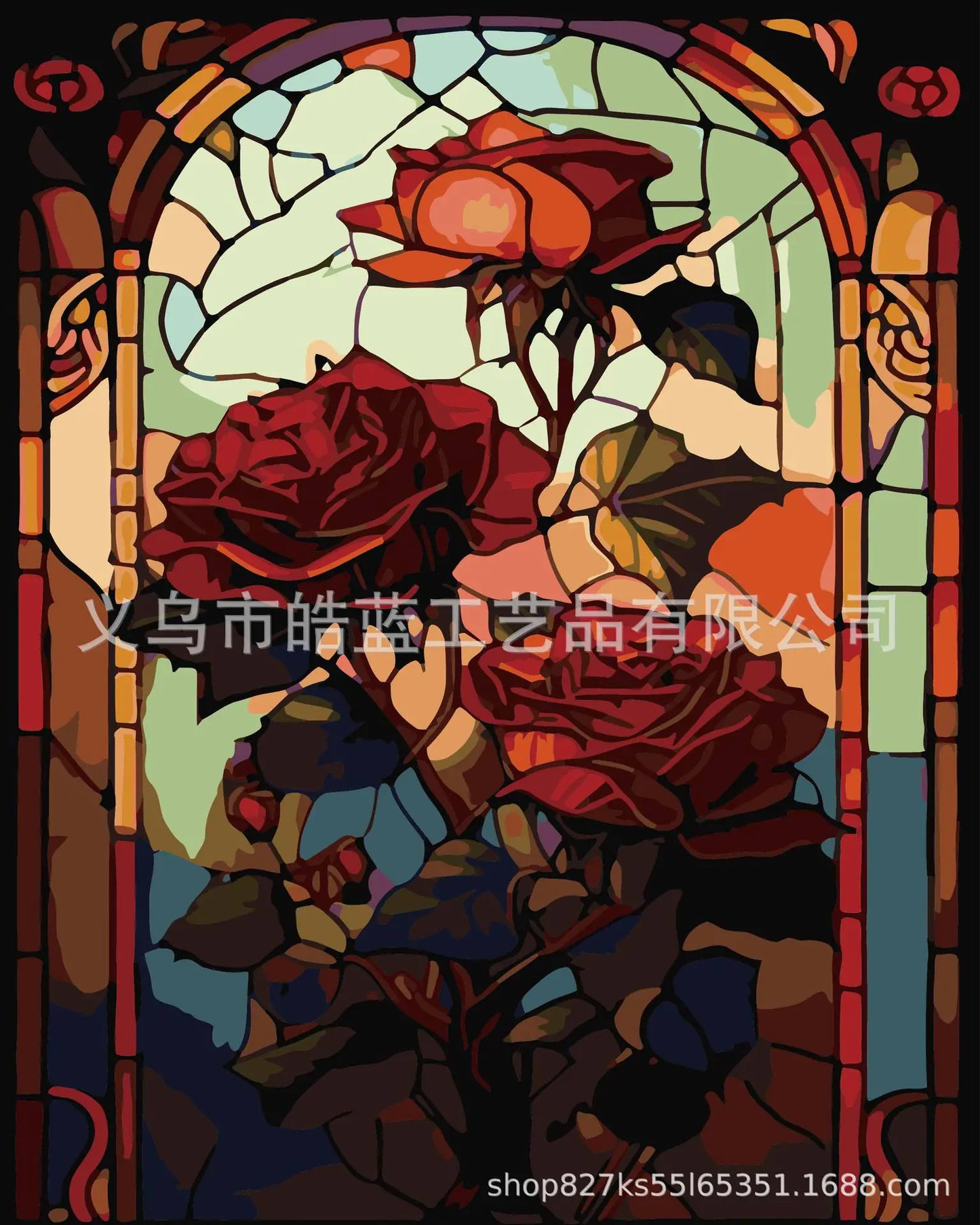 DIY Elegant Glass Oil Painting Kit