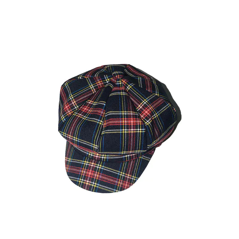 British Plaid Artist Cap