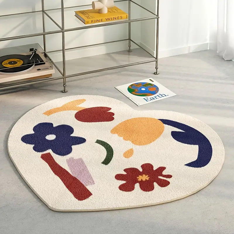 Charming Heart Rug for Home Decor