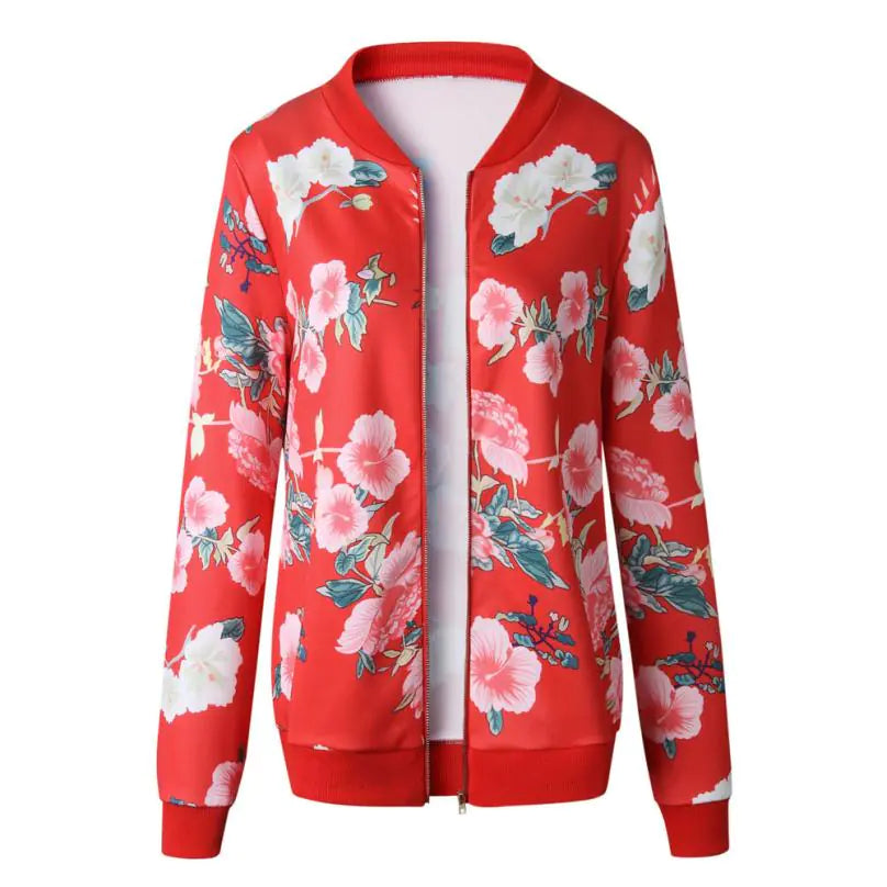 Floral Essence Zip Jacket – Autumn/Winter