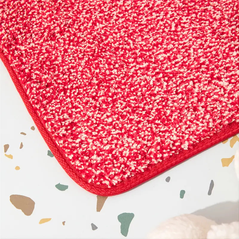 Pink Plush Absorbent Mat