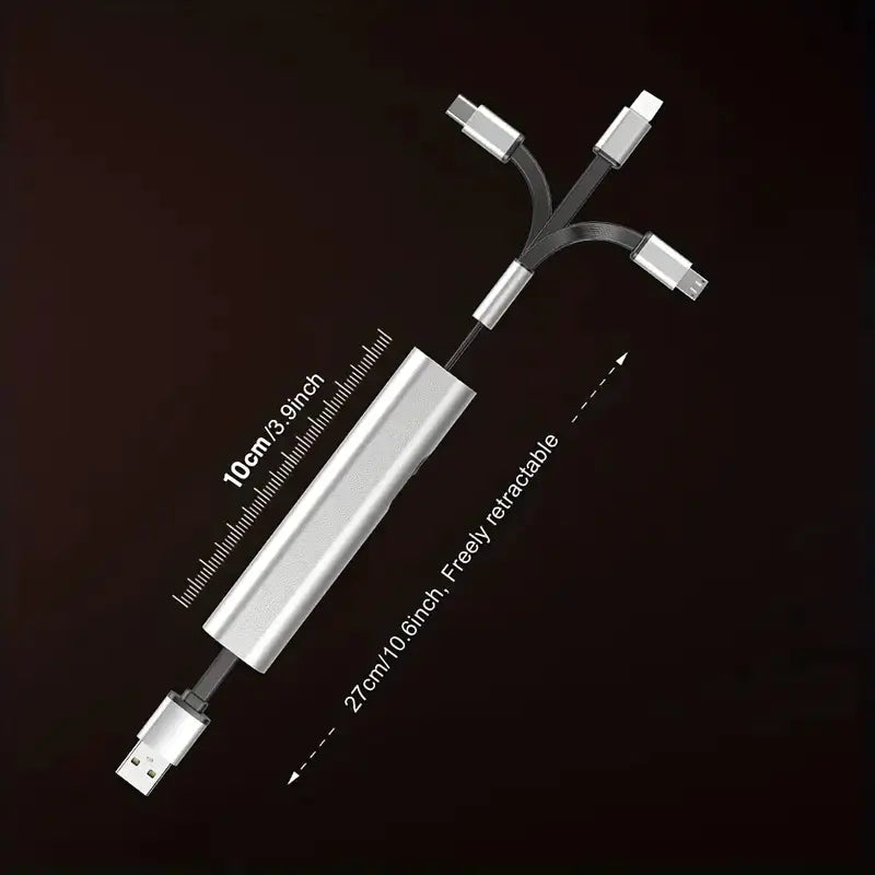 Expandable Universal Charger - Type-C, Micro, Apple