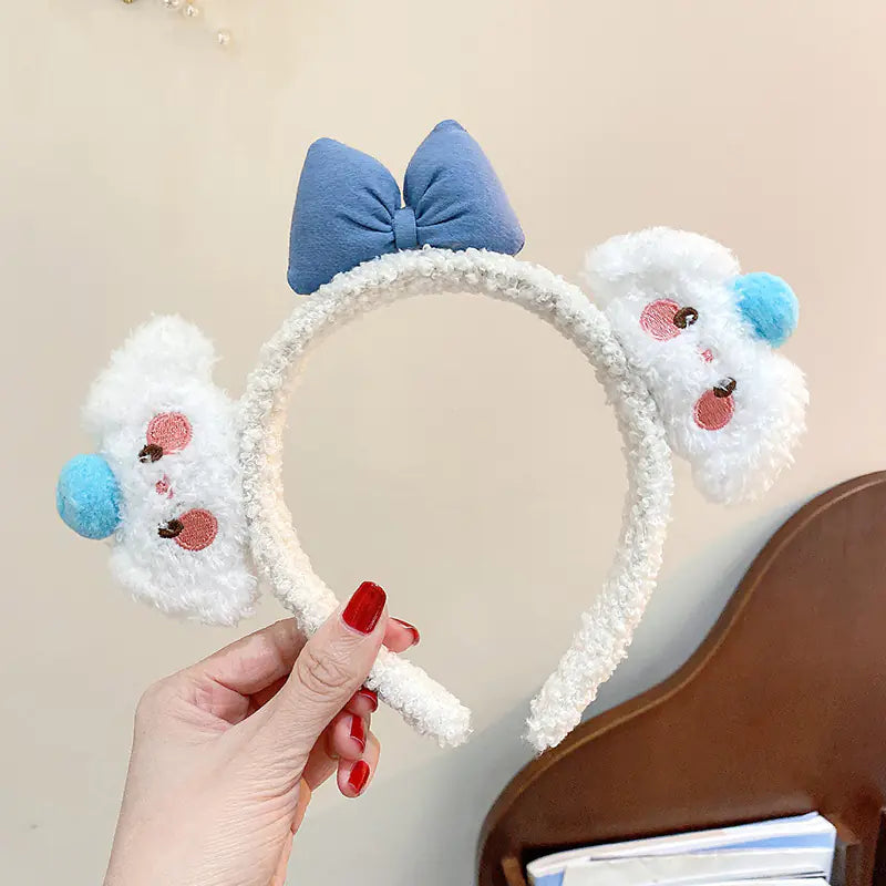 Chic Strawberry Bear Plush Headband