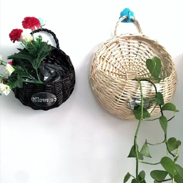 Rustic Handwoven Plant Holder