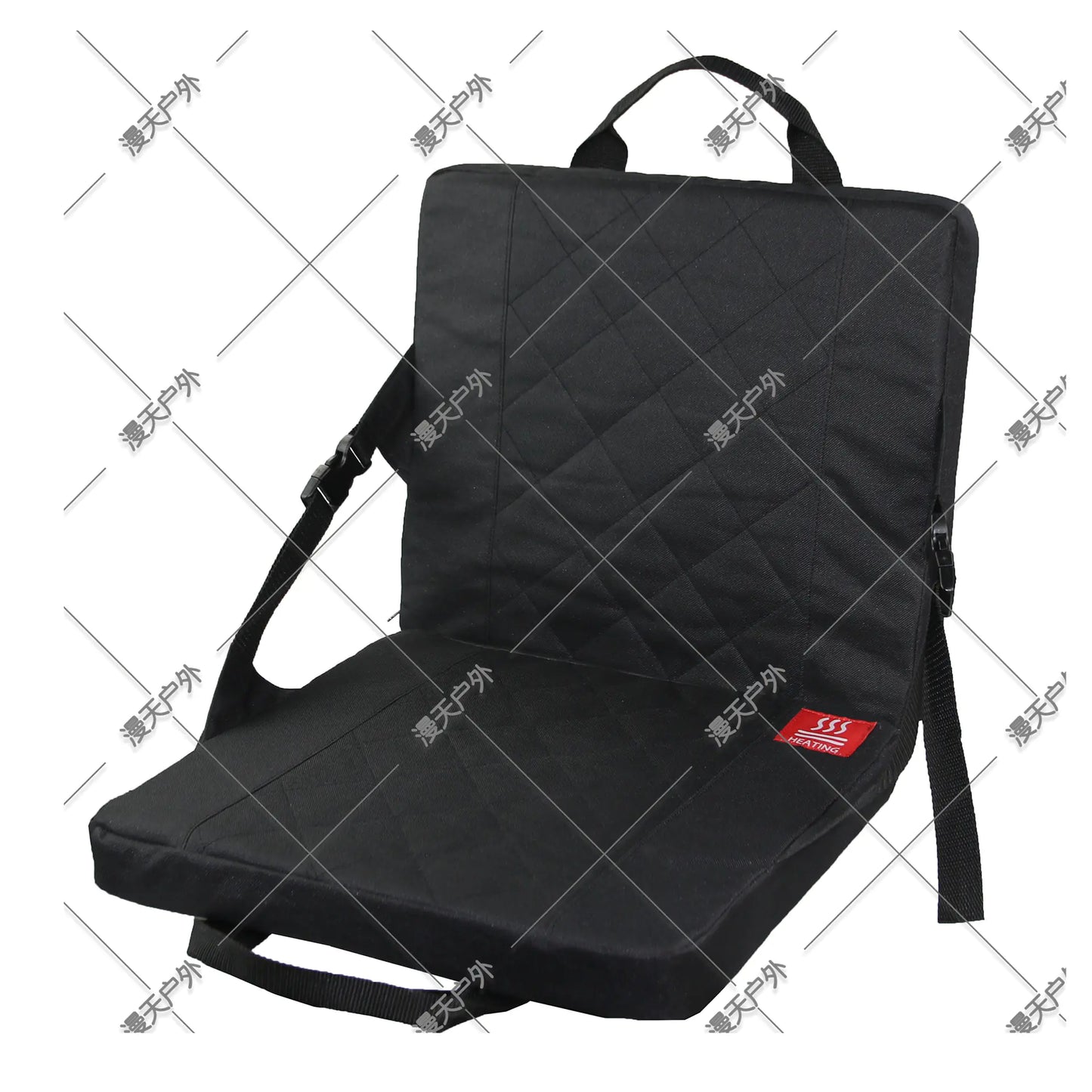 Compact Heated Outdoor Seat with Back