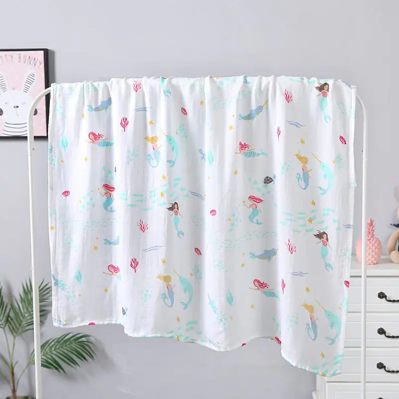 Dual Layer Soft Bamboo Baby Towel 110x120cm