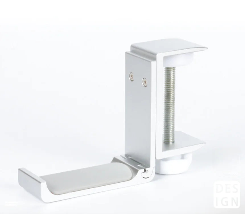 Sleek Metal Headphone Desk Mount