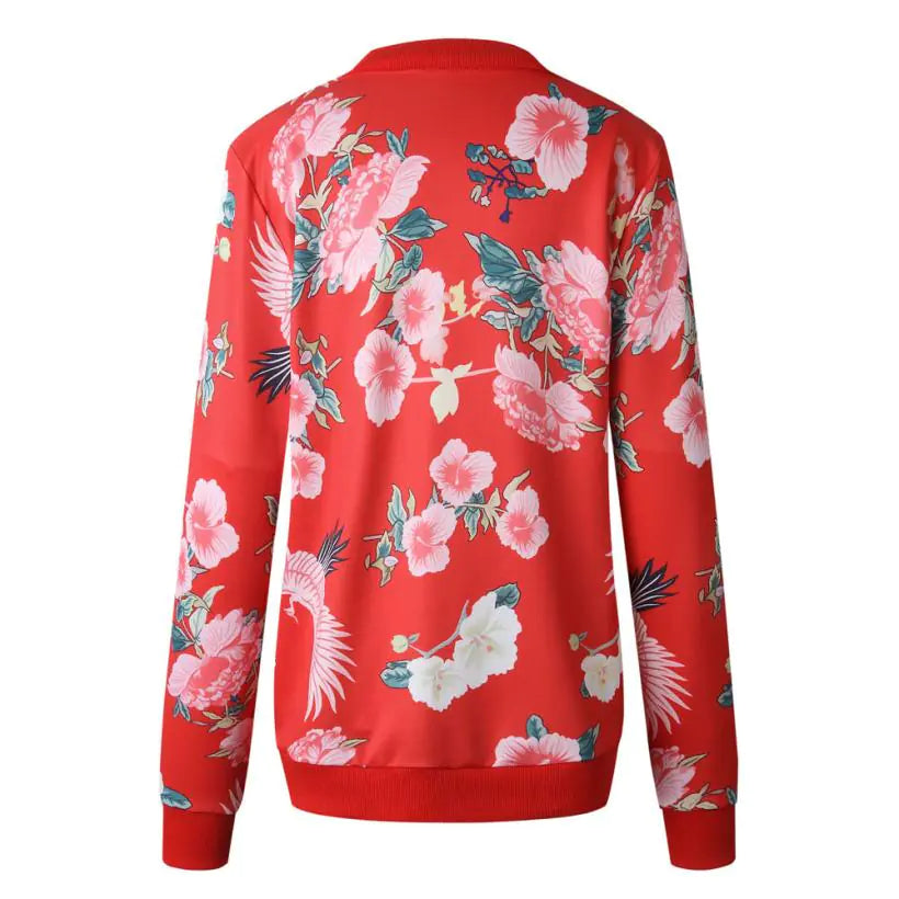 Floral Essence Zip Jacket – Autumn/Winter