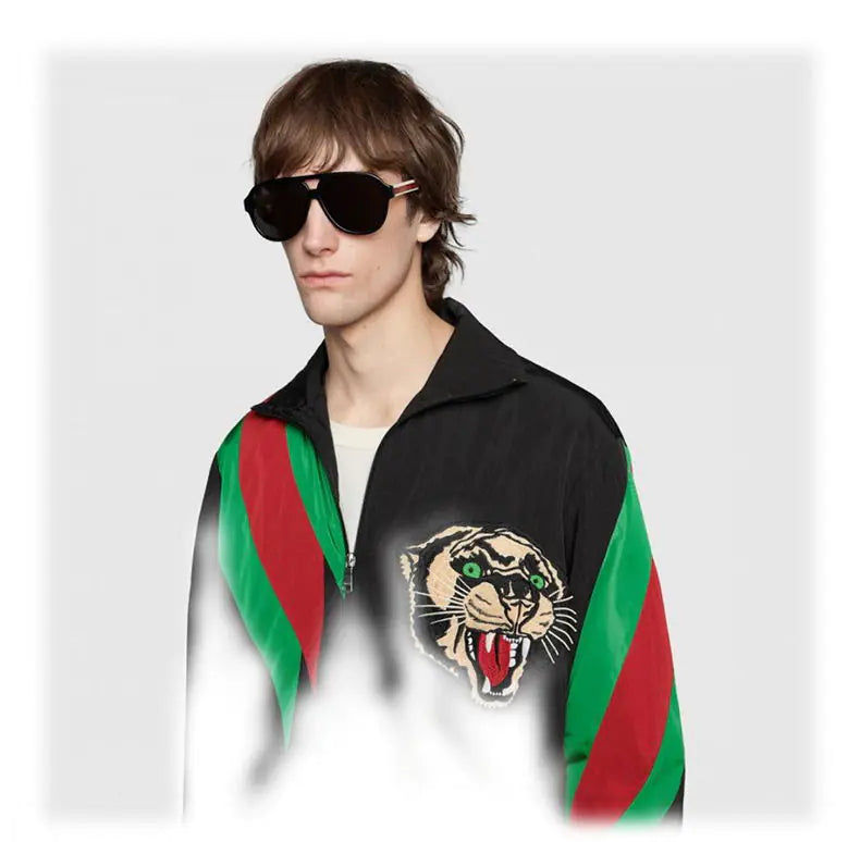 Chic Bold Round Sunglasses - Elegant High-End Fashion