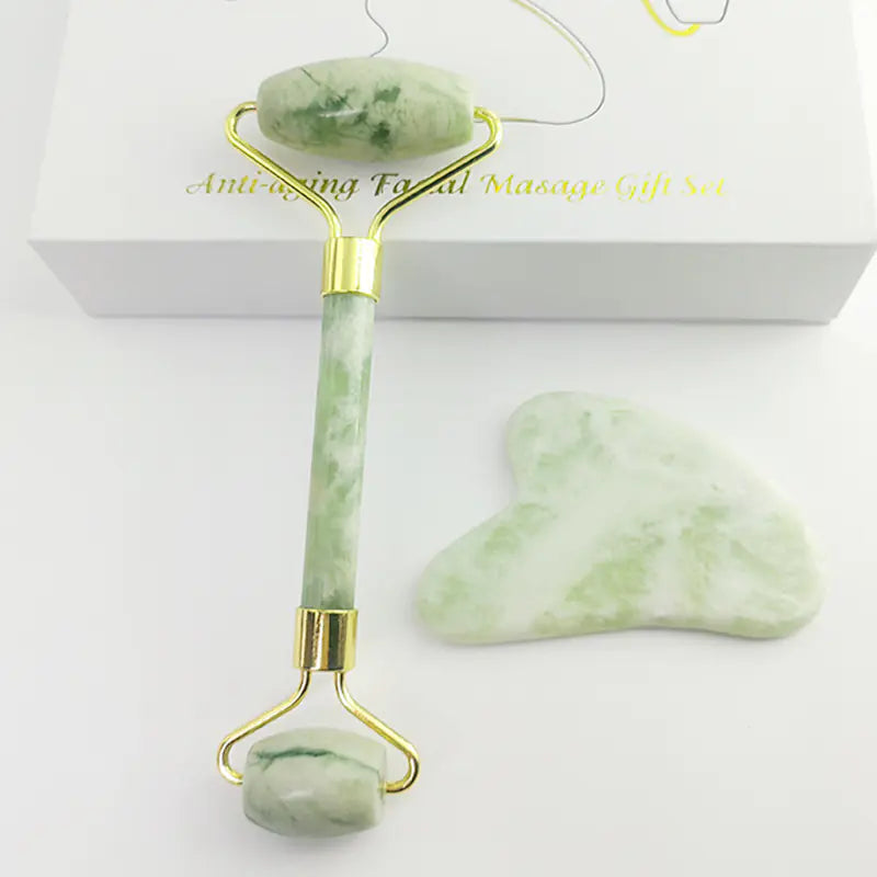 White Jade Wellness Roller 110g Set