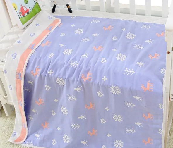 Soft Cotton Baby Bath Towel Blanket 110cm