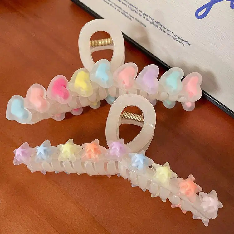 Chic Love Star Clip - Elegant Hair Accessory