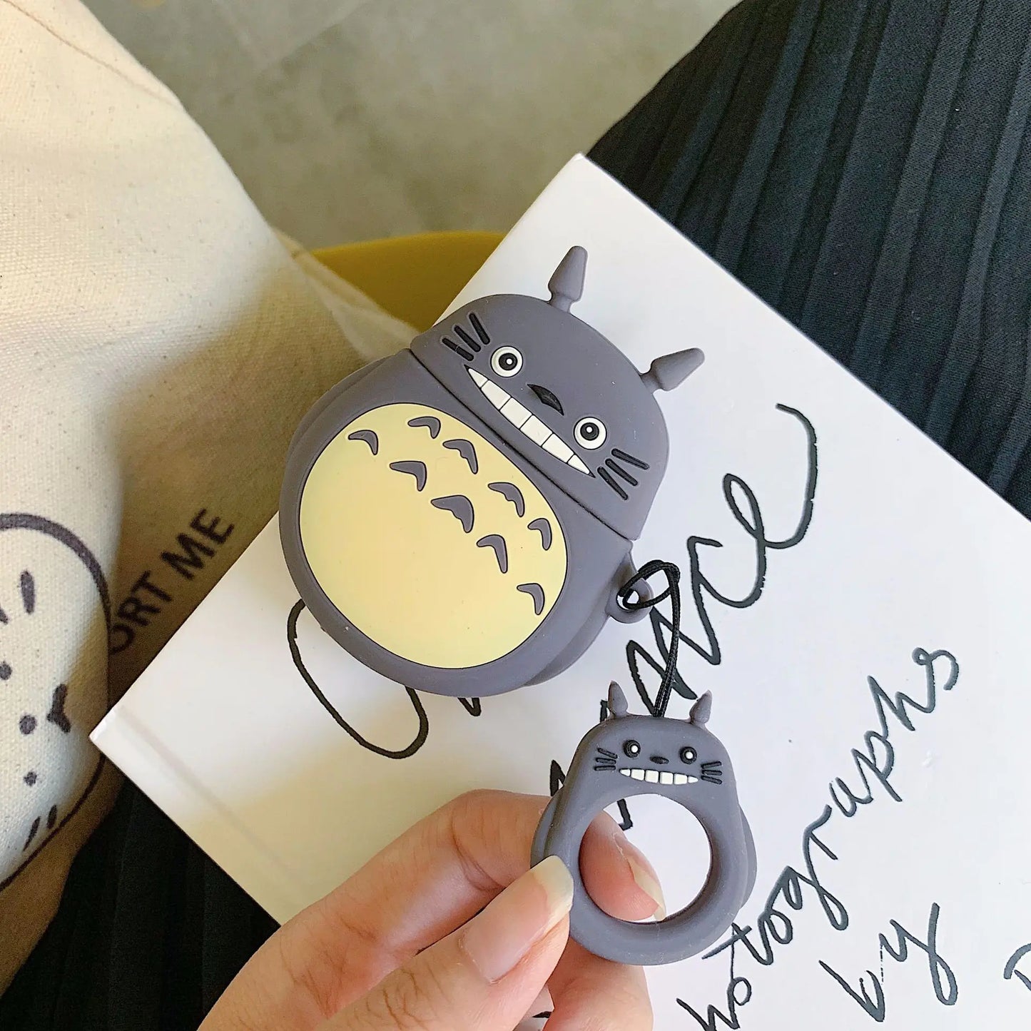 Totoro-Themed AirPods Metallic Sticker & Case