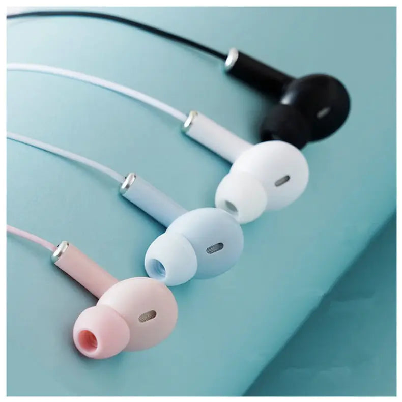 Macaron Hue Noise-Canceling Earbuds with Mic