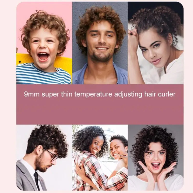 Elite 9mm Curl Styler with LCD Screen