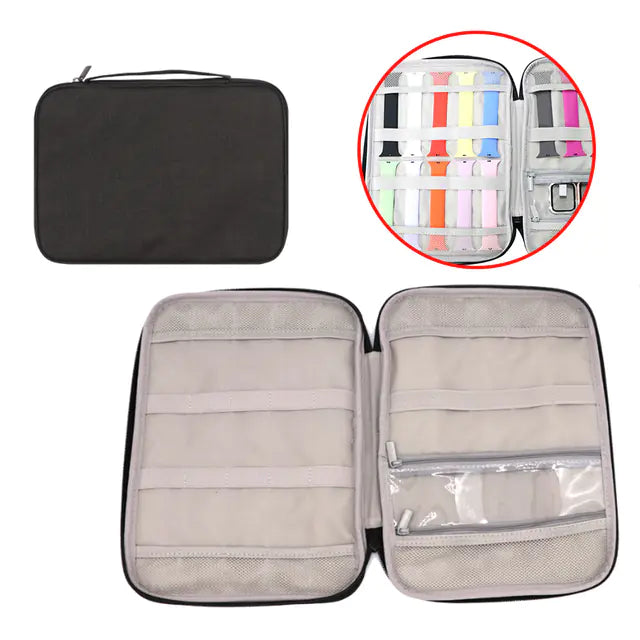 Travel-Friendly Watch Strap Organizer